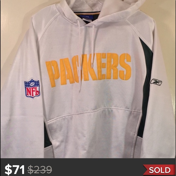 NFL GreenBay Packers Vint Mens Med RARE Sweatshirt - Picture 2 of 8